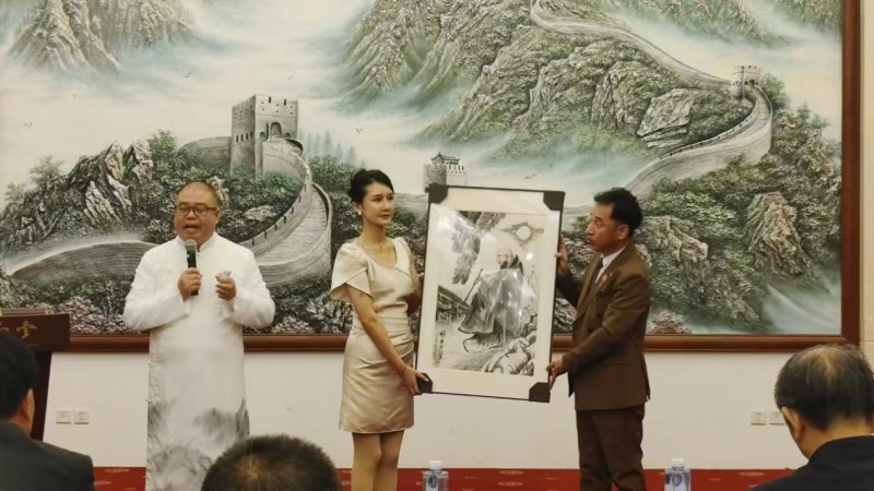 怀絮从艺40周年展在人民大会堂五楼多功能厅隆重举行