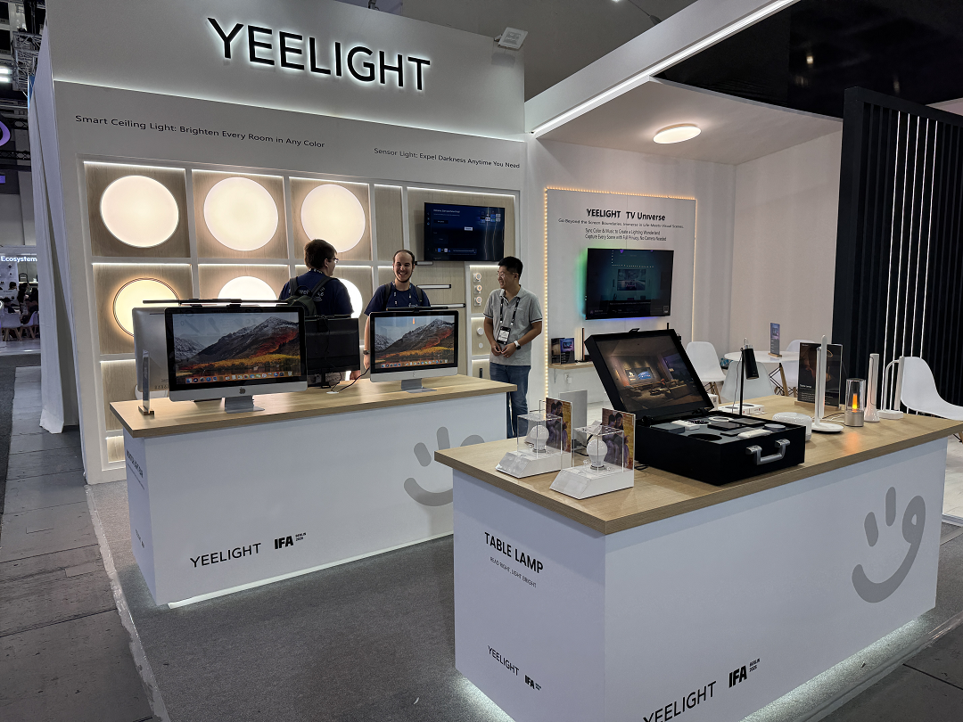 Yeelight易来携手三星亮相IFA 2025，以沉浸式光影技术重塑智能家居体验